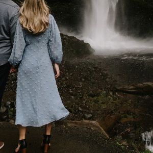 Textured Polka Dot Dress